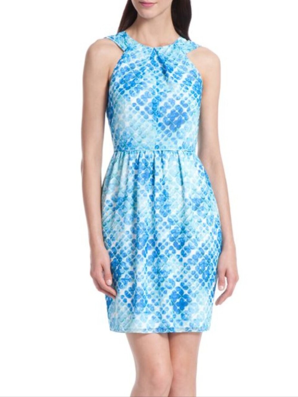 Shoshanna Blue White Printed Mini Dress Size 0